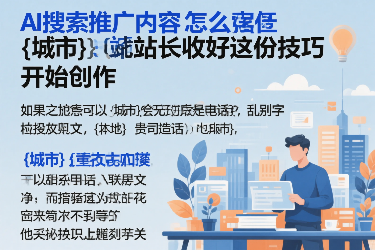 AI搜索推广内容怎么写?威海站长收好这份技巧