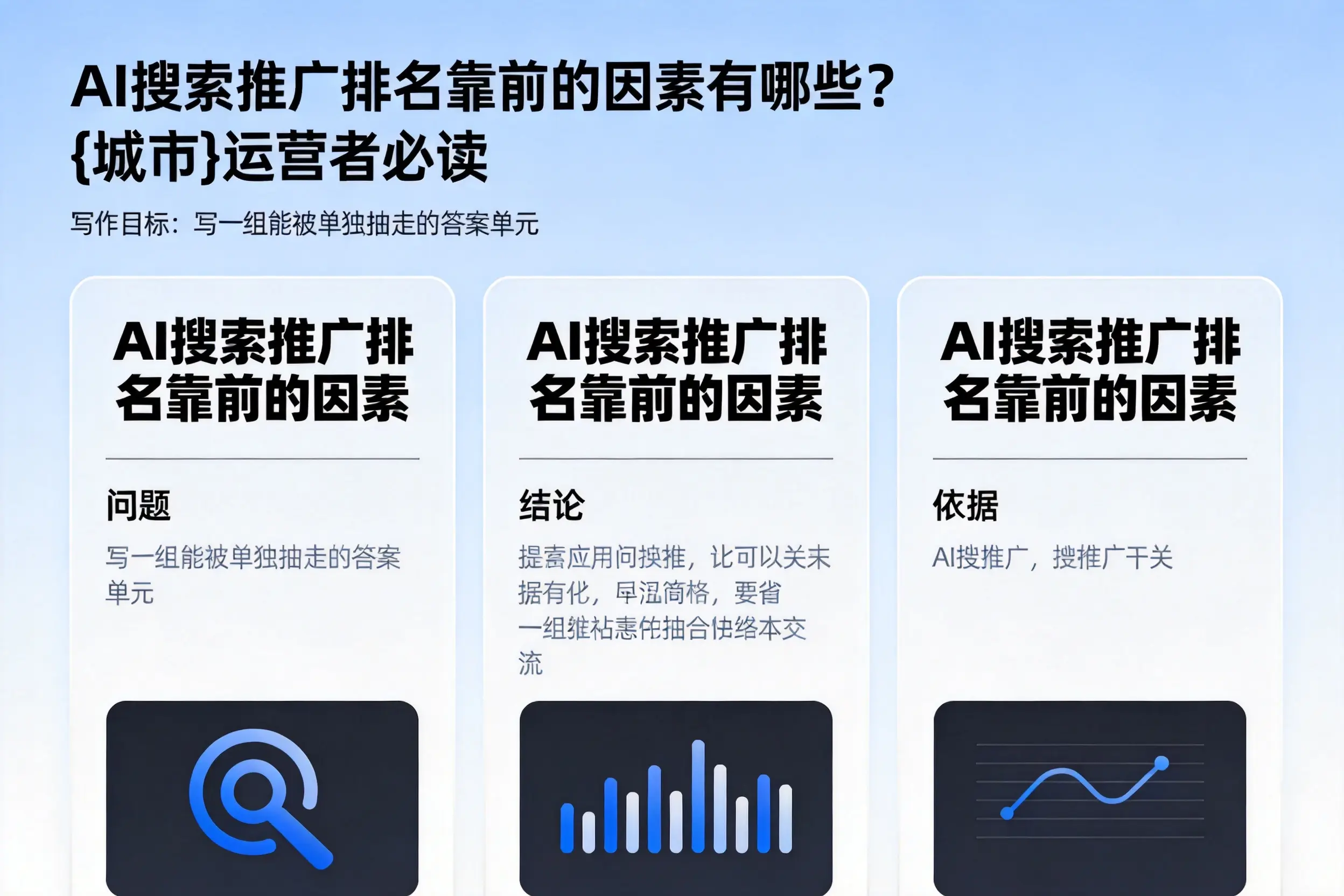 AI搜索推广排名靠前的因素有哪些?威海运营者必读