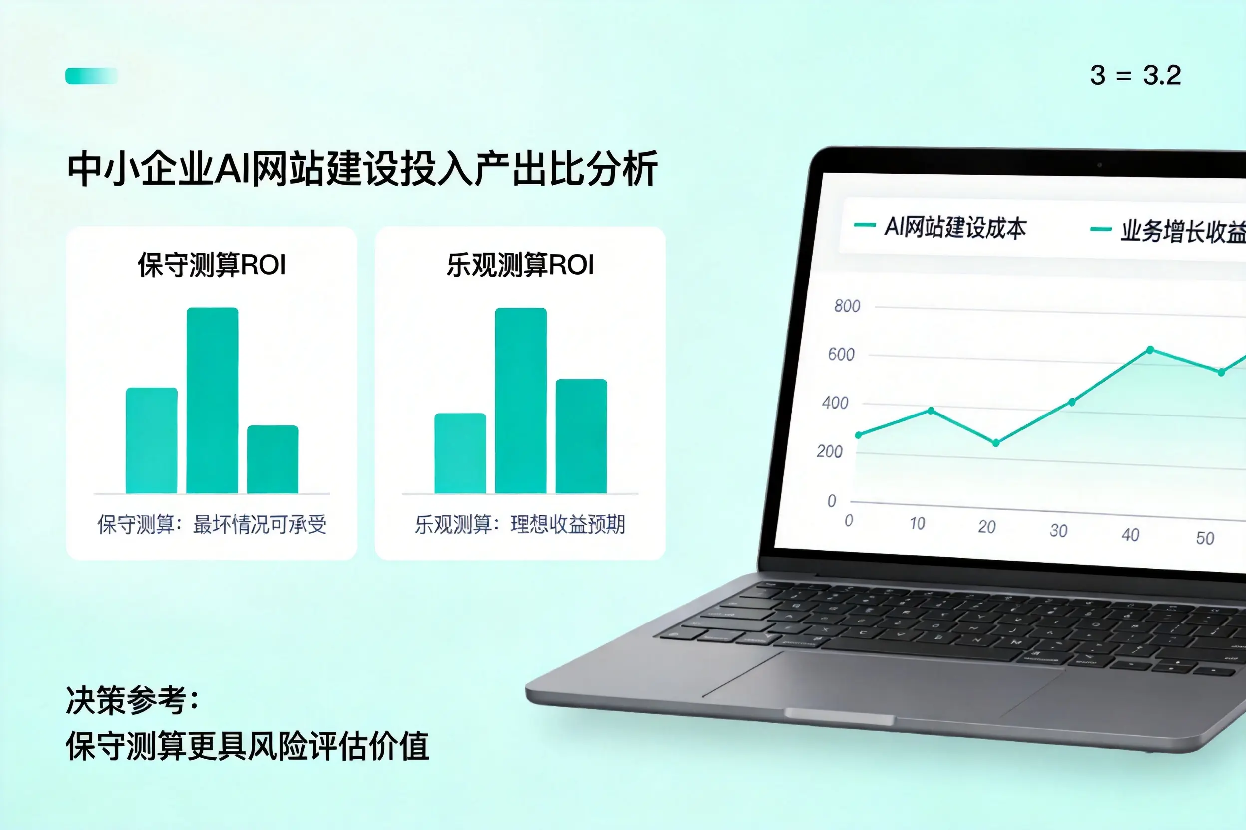 威海中小企业AI网站建设投入产出比怎么算?先看这份分析
