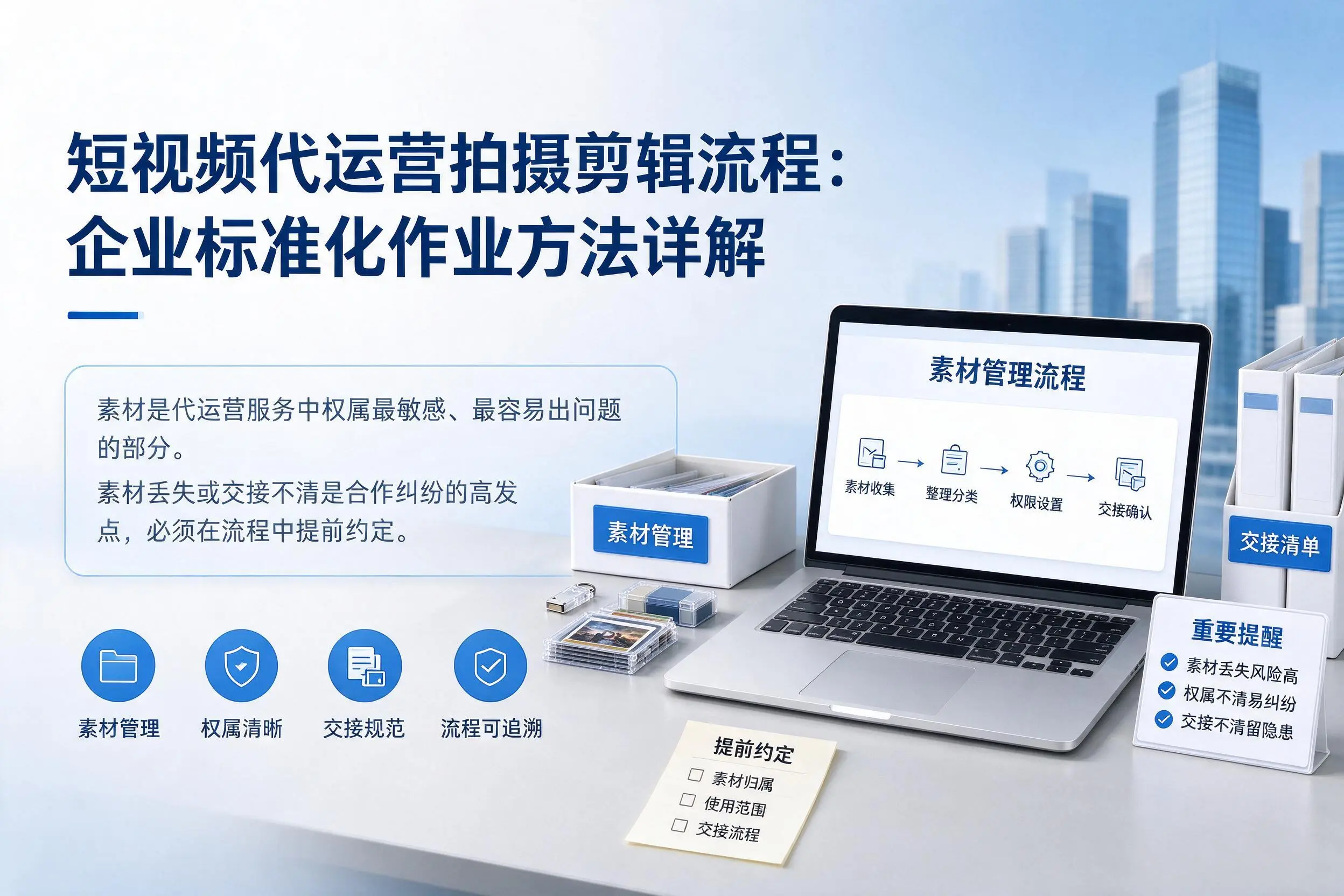 短视频代运营拍摄剪辑流程：威海企业标准化作业方法详解