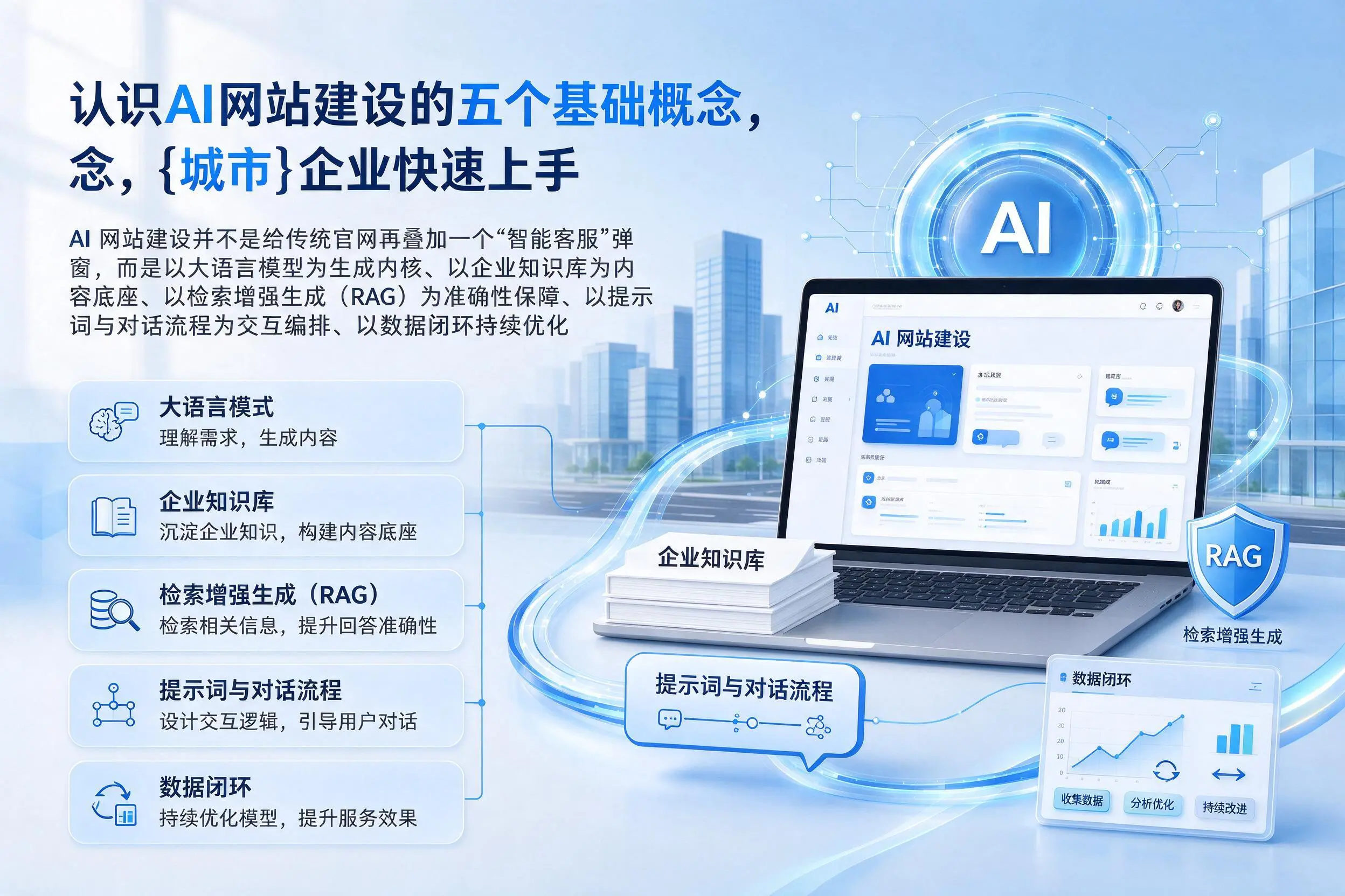 认识AI网站建设的五个基础概念,威海企业快速上手