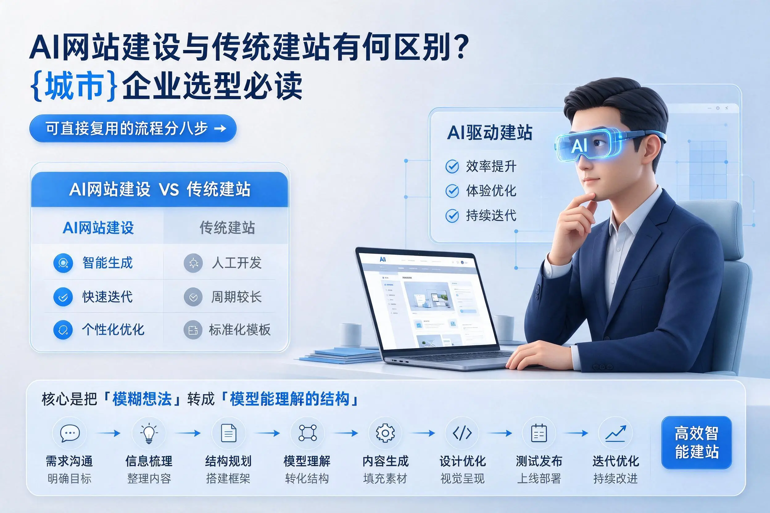 AI网站建设与传统建站有何区别？威海企业选型必读
