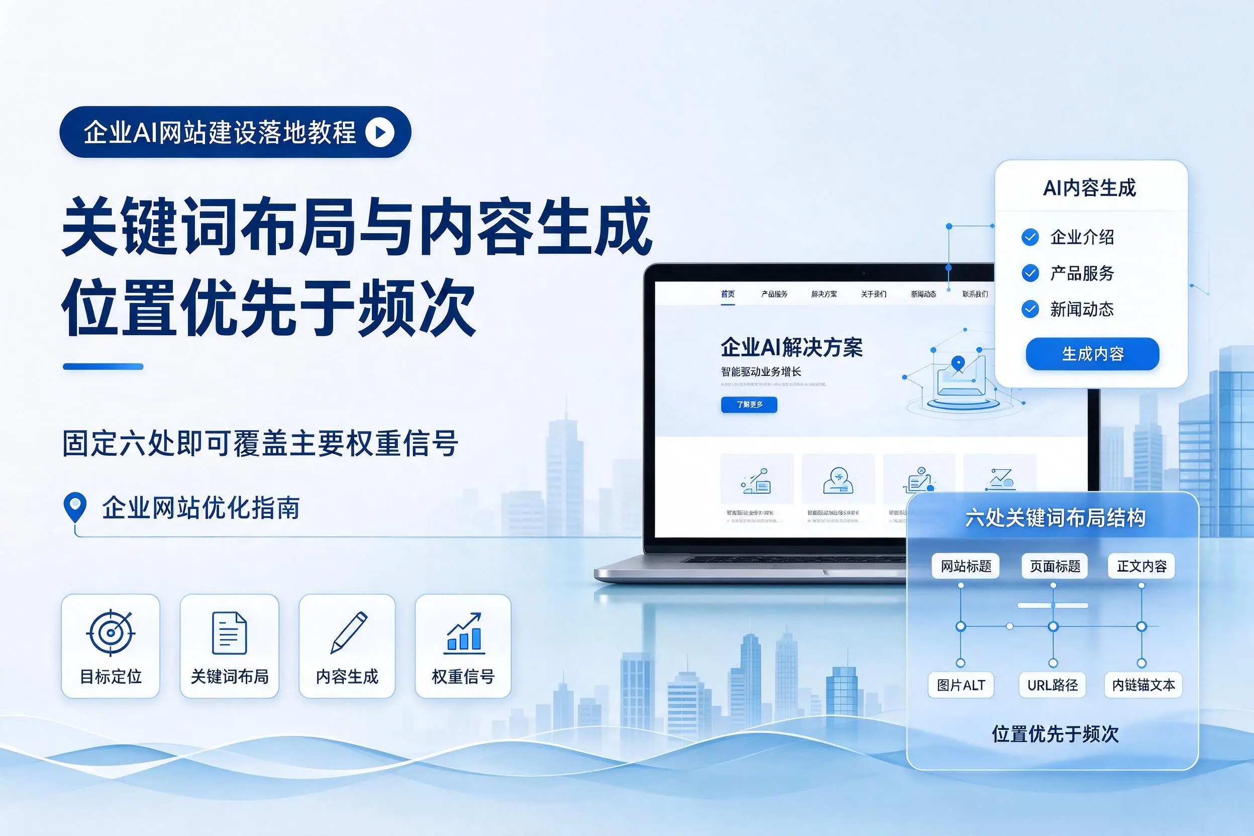威海企业AI网站建设落地教程：关键词布局与内容生成