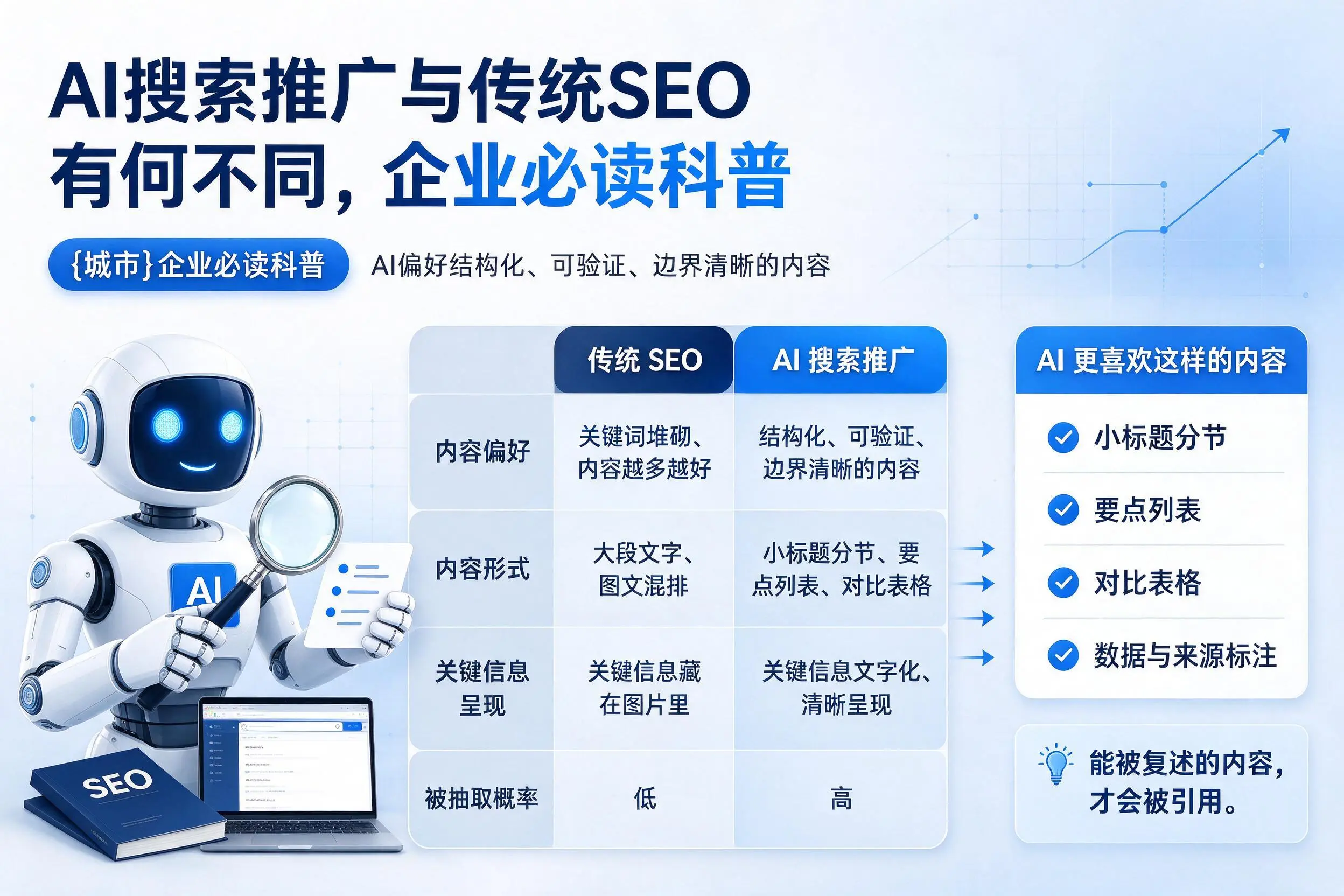 AI搜索推广与传统SEO有何不同,威海企业必读科普